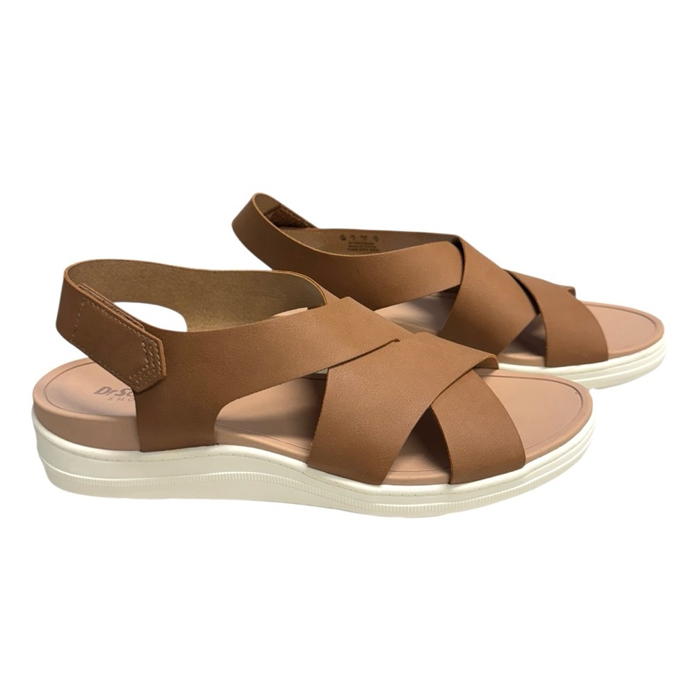 Dr.Scholl’s Time Off Sea Tan Women's Slingback Wedge Sandals Size 10M